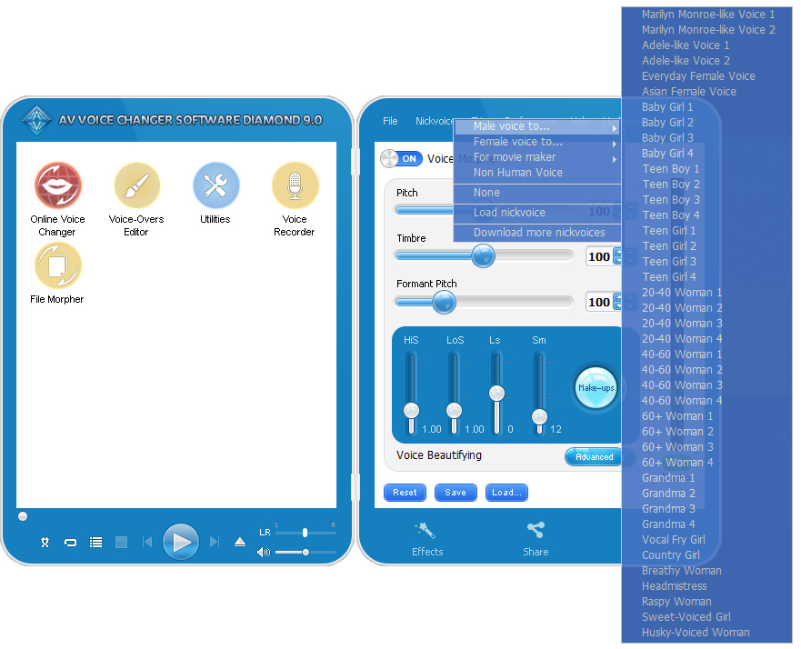 AV Voice Changer Software Diamond 95 Free Download