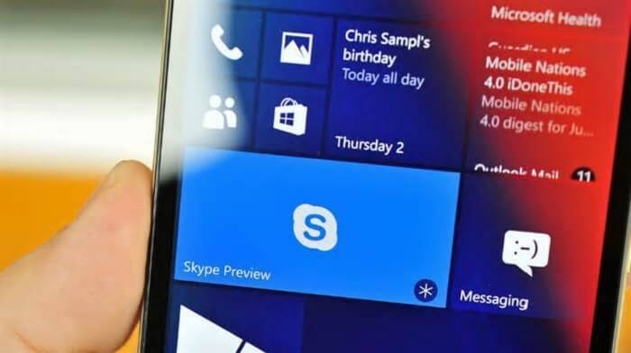 Прекращение Skype поддержки Windows Phone