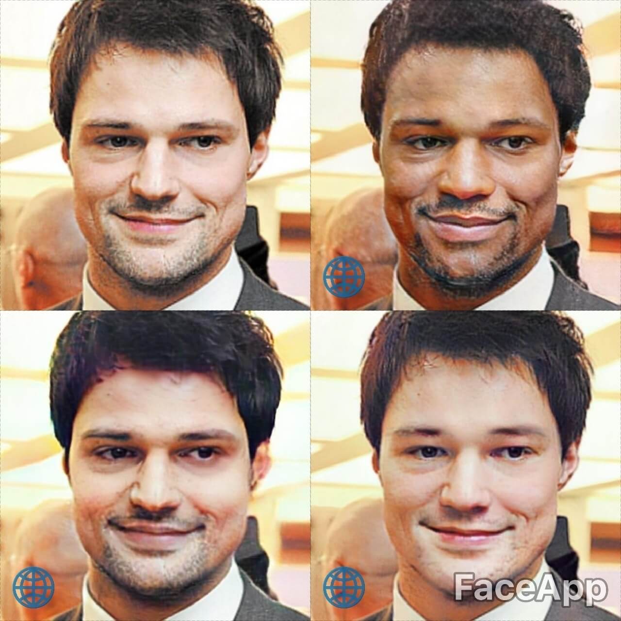 FACEAPP расы